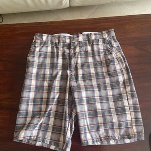 HURLEY MENS CHECKERED SHORTS